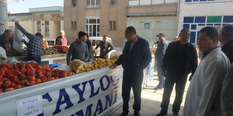 Қишлоқ хўжалиги маҳсулотлари ярмаркасига марҳамат